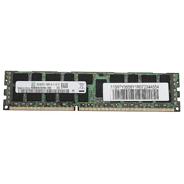 8 GB DDR3 1333 MHz ECC RAM-minne PC3L-10600R 1.35V 2Rx4 Reg ECC RAM för Server Arbetsstation