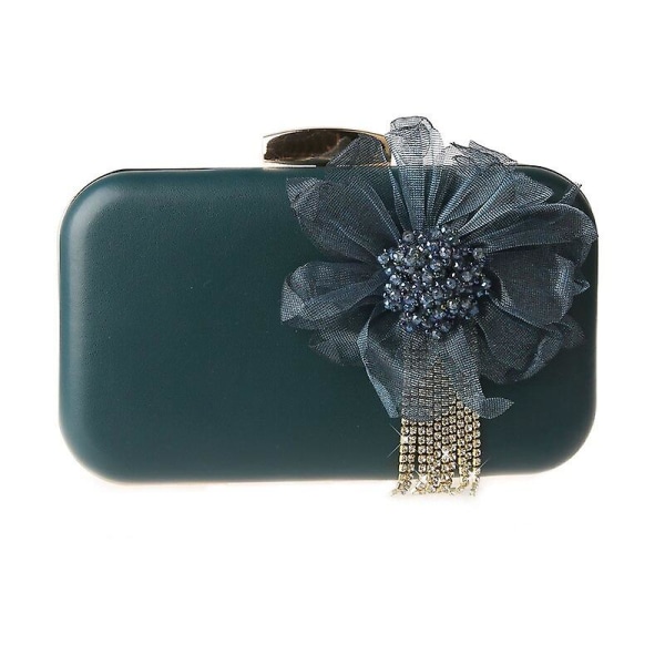 Nye Kvinner Blomster Kveld Clutch Vesker Bryllup Clutch Vesker green