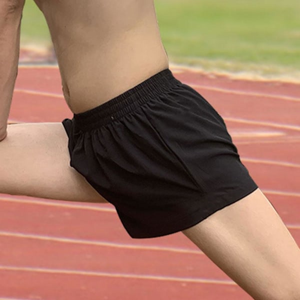 Miesten Urheilu Harjoittelu Juoksu Treeni Fitness Shorts Housut Työ n blackL XXL