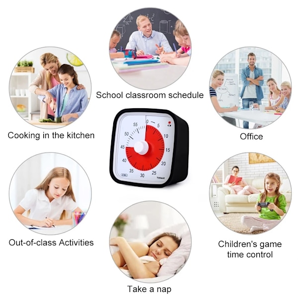 Visuell Timer for Klasserom - 60 minutter 210