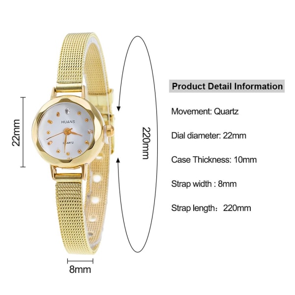 Watch Quartz Armbandsur GULD gold