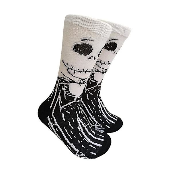 Good Luck Bomuldssok Herre Halloween sjove sokker, voksen M