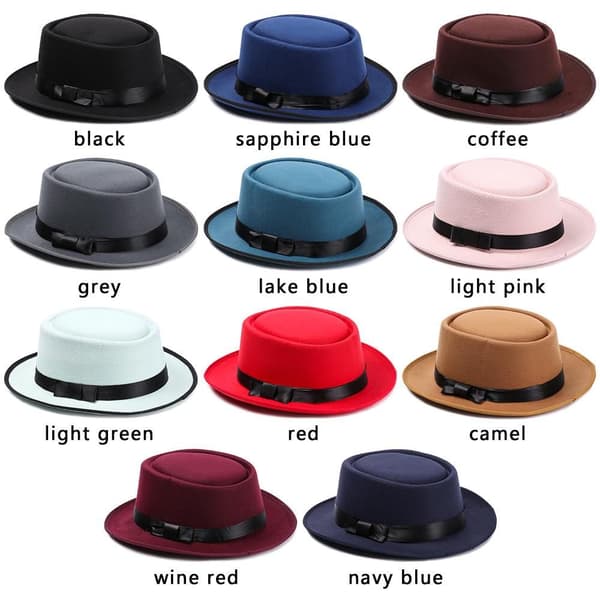 Fedora Hat Jazz Cap Cowboy Hat KAHVI