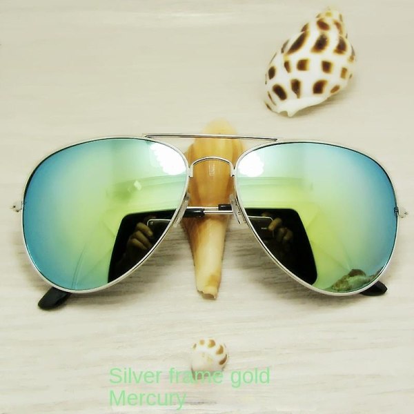 Solbriller Solbriller Kvindemode Fashionmonger Solbriller 3026 silver frame Gold Silver