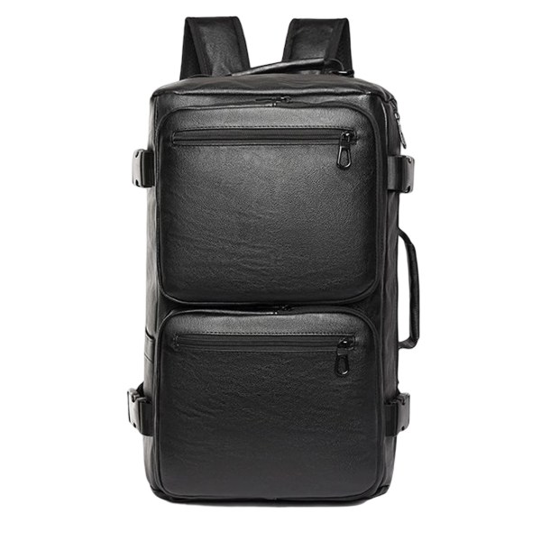 Mænds rygsæk Skuldertaske Håndtaske Multifunktionel Sports Short Trip Pack til Camping Business Trip Black