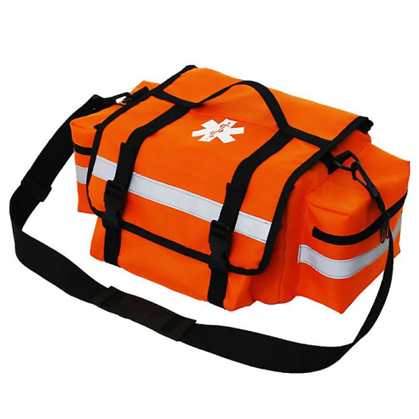 Trauma Bag First Responder Set Emergency Supplies Kit Kit för mediciner Utomhuscamping Praktiskt orange