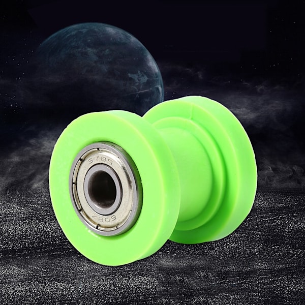 10mm Kæde Rulle Glide Spændingshjul Guide til Mini Dirt Bikes, ATV'er og Moto - Grøn