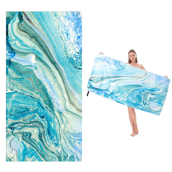 Mikrofiber strandhandduk för vuxna - Överdimensionerad resehandduk