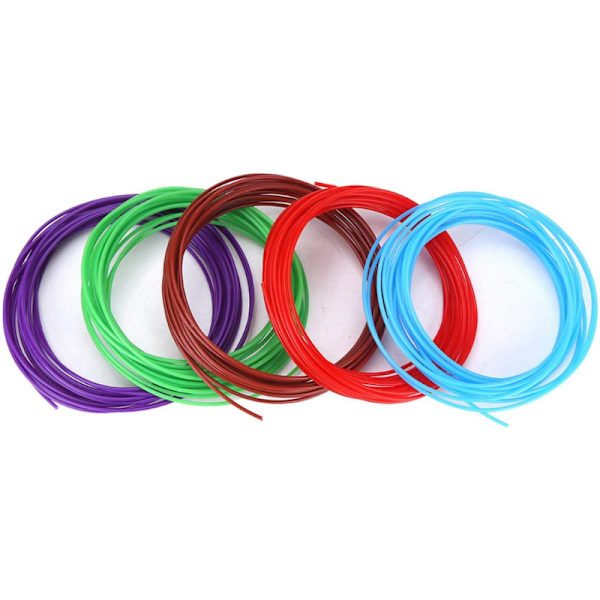 Refill til 3D-penn - 20 farger 5 meter - Totalt 100 meter