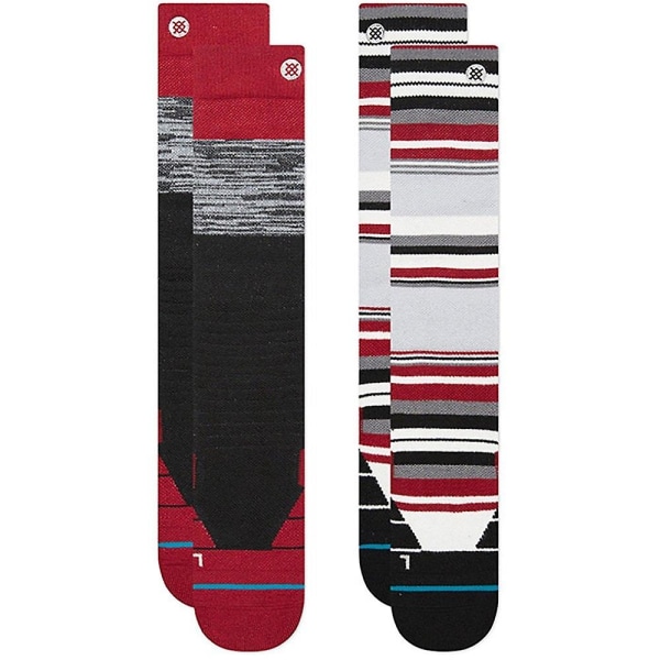 Stance Blocked 2 Pack / Red / M Red Medium