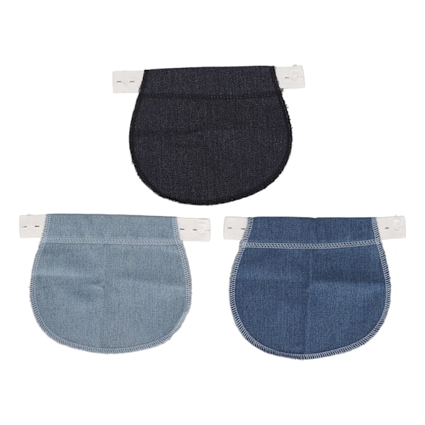 3-pack Graviditetsbyxutvidgare Professionell Bärbar Justerbar Mjuk Elastisk Graviditetsmidjeutvidgare 0.1