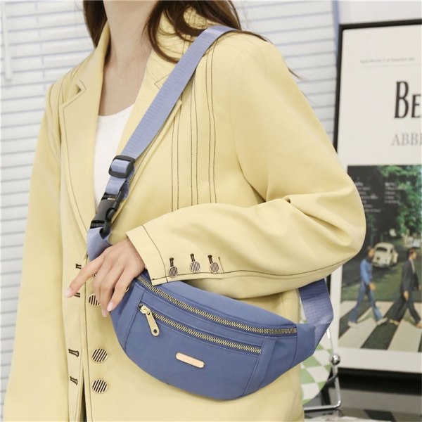 Dameveske Oxford Crossbody Bag Midje Fanny Pack Lommebok reiseskulderveske Yellow