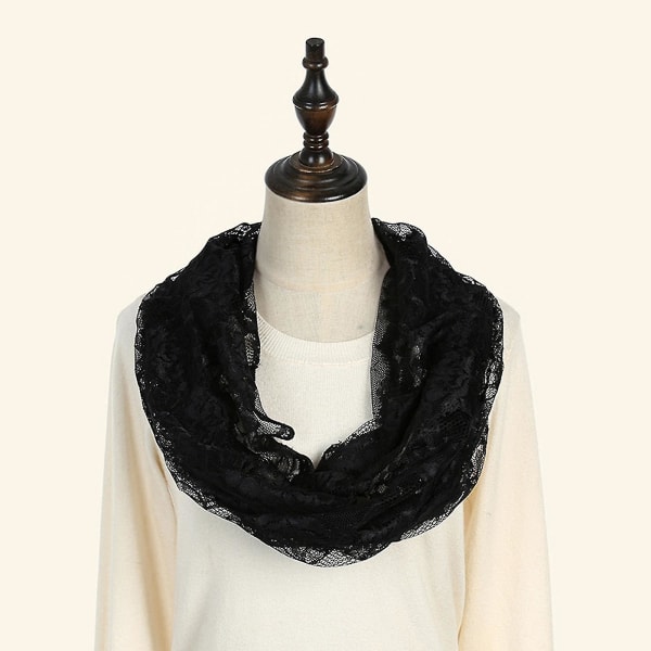 Mantilla Veils Catholic Headcovering Scarf Spansk Broderad Sjal Kapell Veil