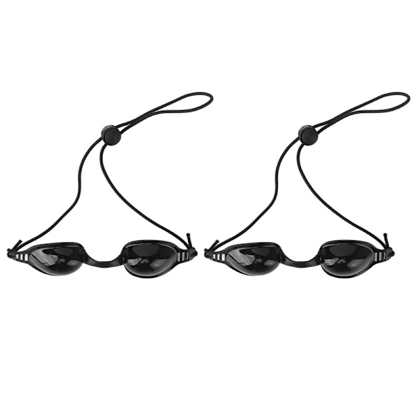 2-pack anti-laserglasögon mörkläggning rött ljus Skyddsglasögon LED svart
