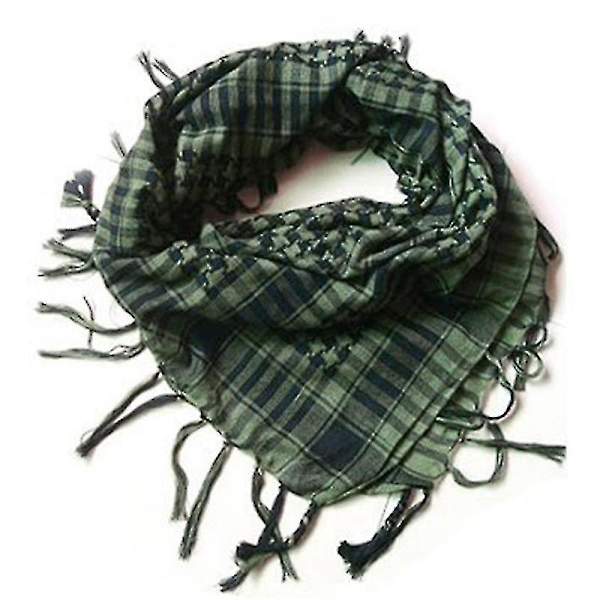 Män Kvinnor Arab Tactical Desert Army Shemagh Keffiyeh Scarf Wrap Scarves_c Army Green