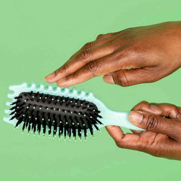 Bärbar Curl Defining Brush för att definiera lockar Bounce Curl Brush, 100 % ny Light green