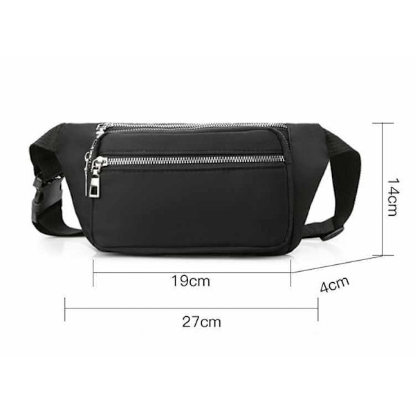 Mavetaske Nylon - 3 Rum 103