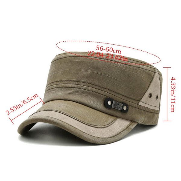 Sommer Camouflage Arm Hat Mænd Camo Military Cadet Combat Fishing Baseball Cap Black