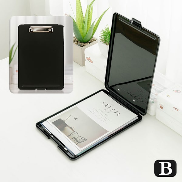 Clipboard A4 mappe Plast opbevaring rivepapir B