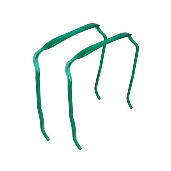 Osynlig hårbåge, lockigt tjockt hår Medium pannband Green