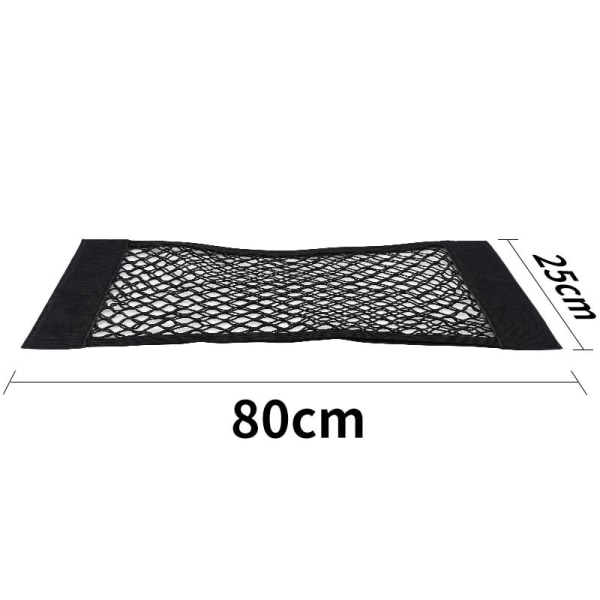 Bil Back Bakre Trunk Organizer Net Elastic Magic Sticker