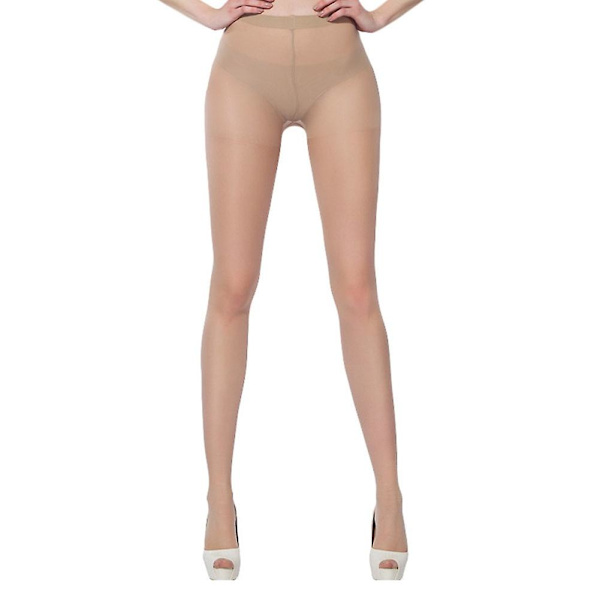 Forår Kvinder Tynde Strømpebukser Footed Tights Ensfarvet Stretchy Langstrømper By Skin Color