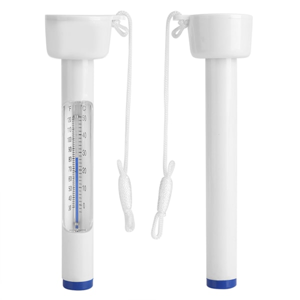 Stor Flytende Termometer for Utendørs- & Innendørsbassenger, Spa, Boblebad og Fiskedammer - Celsius & Fahrenheit Display