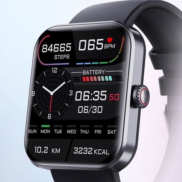 F57L Smart Watch Kroppstemperatur Puls Blodoksygeninformasjon gold F57L