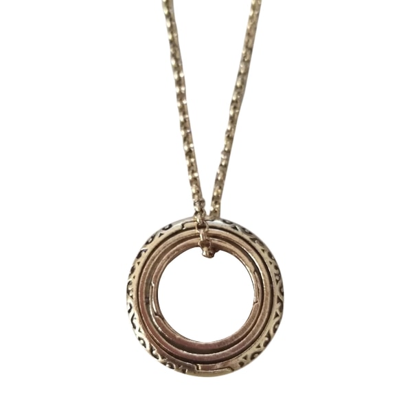 Astronomisk ringslutande är kärleksöppning är världspresenten för parälskare Gold 9 Ring Necklace