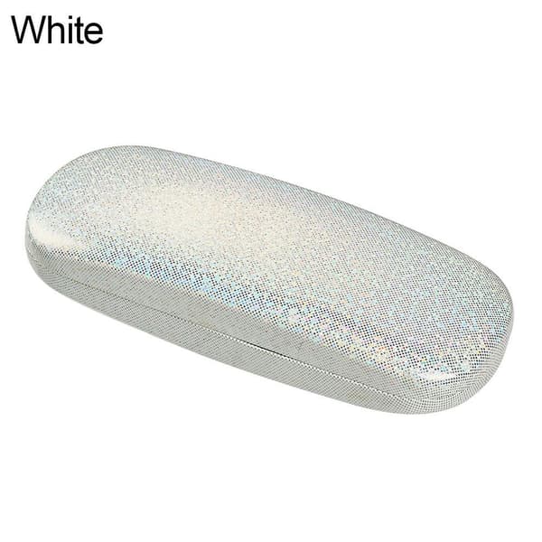 PU Optisk glasögonfodral Glasögon Case VIT white