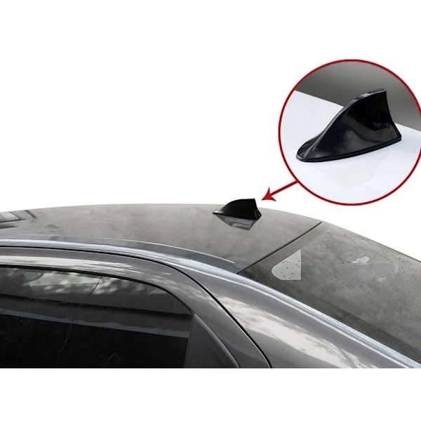 Bilantenne - Hajfinne med indbygget antenne til bilen 120