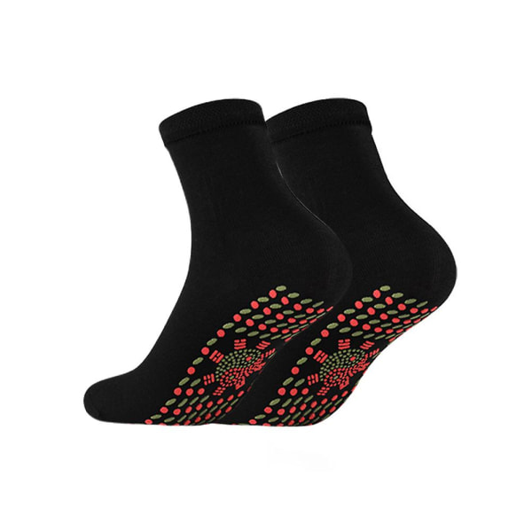 Heated Socks Wormwood Self Heating Winter Warm Socks Foot Warmer For Men And Women Health Socks For Outdoor Sports black