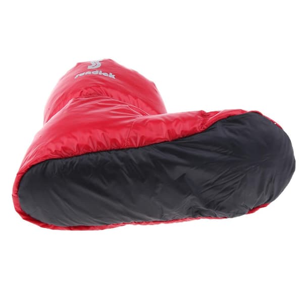 Soft Duck Down Tofflor Vintervarma fotskor Campingskor Röda M