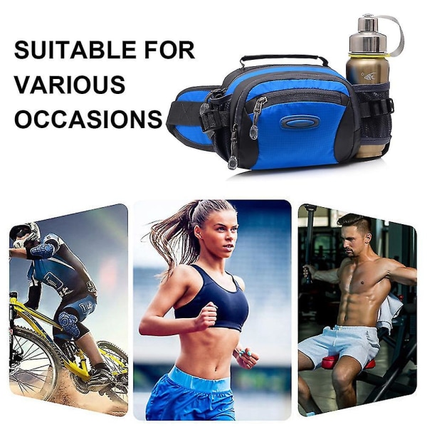 Sport Multifunktionell handväska för cykling och löpning Ryggsäck för bergsbestigning utomhus blue