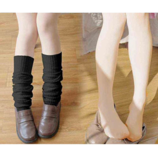 Lösa strumpor Japanska studentflicksockor Lösstrumpor Superlånga enhetliga strumpor