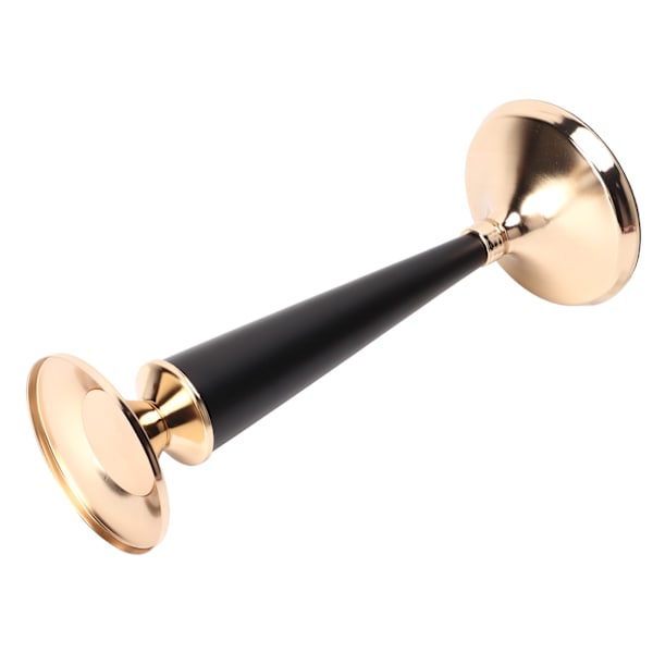 Klassisk enkel svart järnmetall ljusstake för pelarljus - Perfekt heminredning för middag med levande ljus eller bröllop