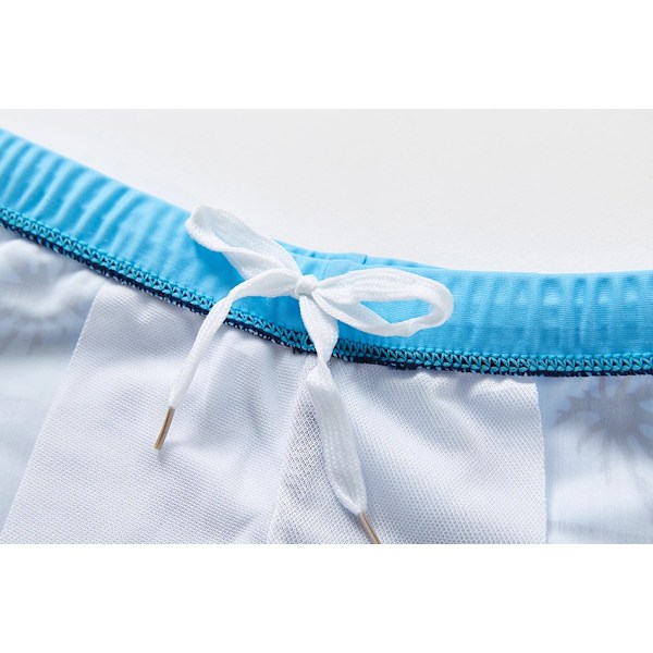 Pojkars badbyxor Badkläder 2-9 år Barn Hajbyxor Strandkläder Haj Shark Shark 2XL (7-8Years)