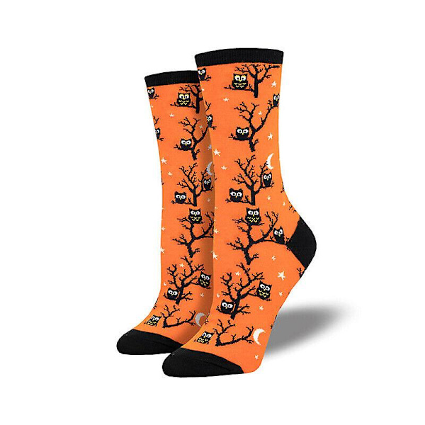 Tecknad Halloween strumpor bomull Rolig pumpa spöke printed kvinnor Casual strumpor G