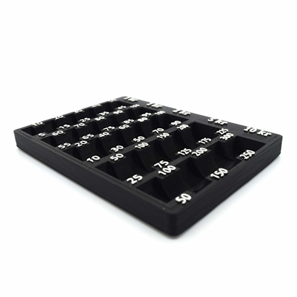 Møntholder SEK nye svenske mønter brika Sort Black one size