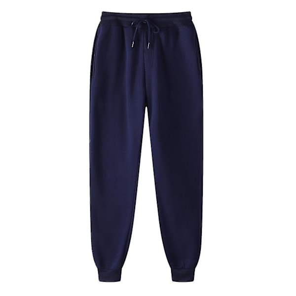 Herre Bukser Sweatpants Hip-hop Bukser Leggings Vatterede Casual Bukser - Perfekt Navy Navy S