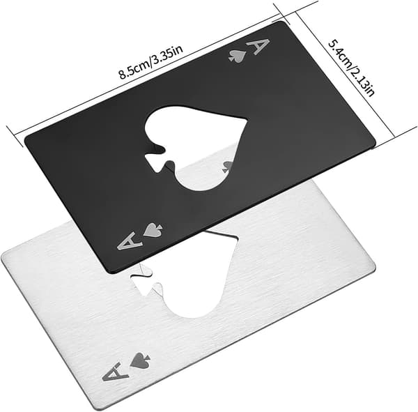 10-pack flasköppnare, cap , pokerspadsfläck