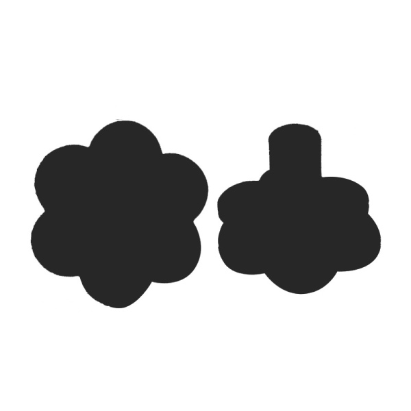 5 par klar høyklakade beskyttelse 5 størrelser hälreparationslås Black 5 sizes