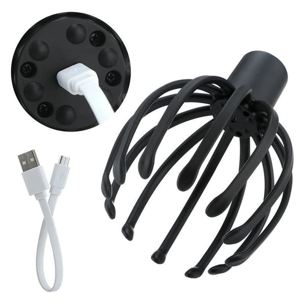 Elektrisk Smart Octopus Claw Scalp Massager til stresslindring
