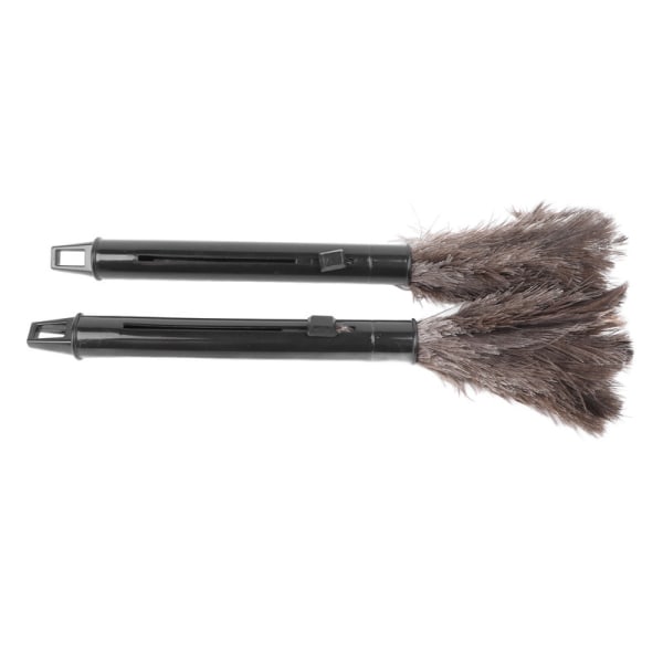 2-pak strutsfjäder Duster Dust Indragbar Rod