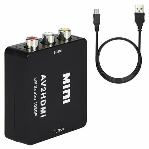 RCA AV-liitin HDMI-liitäntään / sovitin Gamecube Nintendo Sega Ge:lle