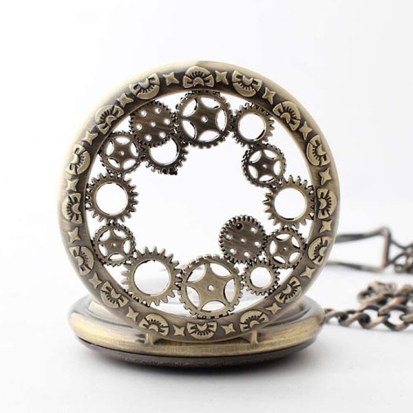 Retro Steampunk-ur med romerske og arabiske tal