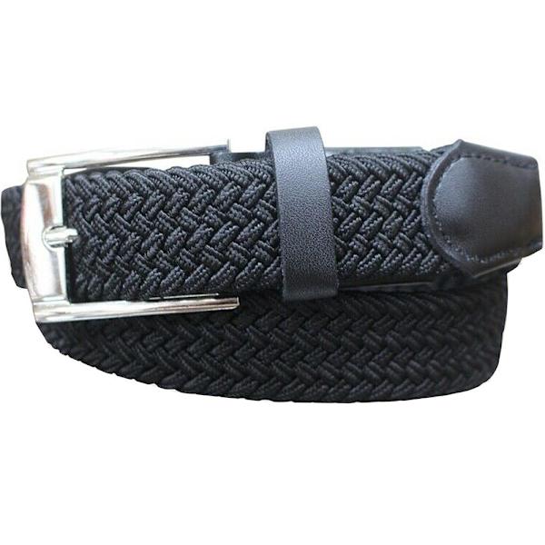 120cm flätat bälte Midjeband SVART black