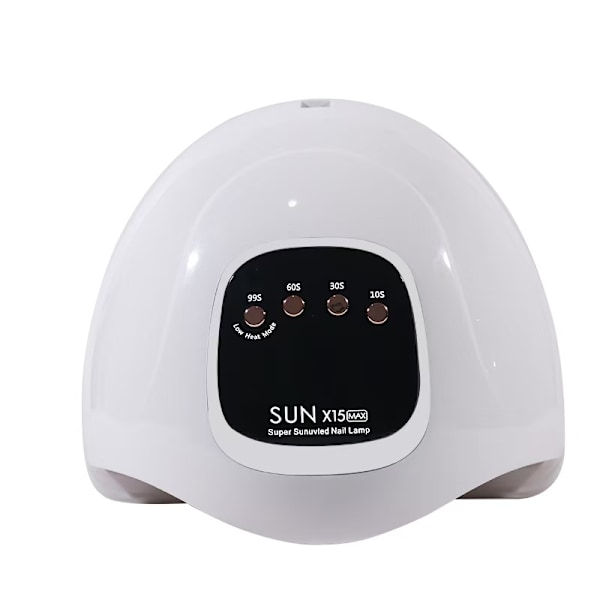 UV/LED-lampa med Timerfunktion White Vit