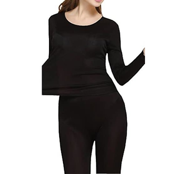 Mode Silk Damer Thermal Underwear Sets | Silk Long Johns för kvinnor | Silk långa underkläder set