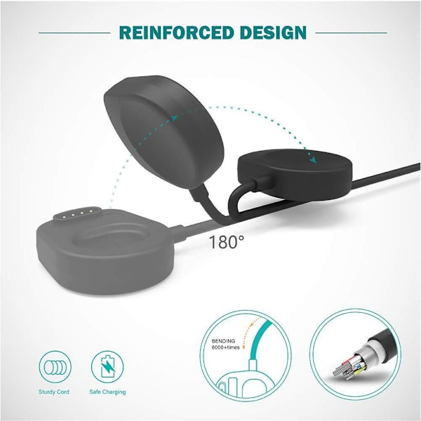 Magnetisk USB-lader for Suunto 7 Smartwatch